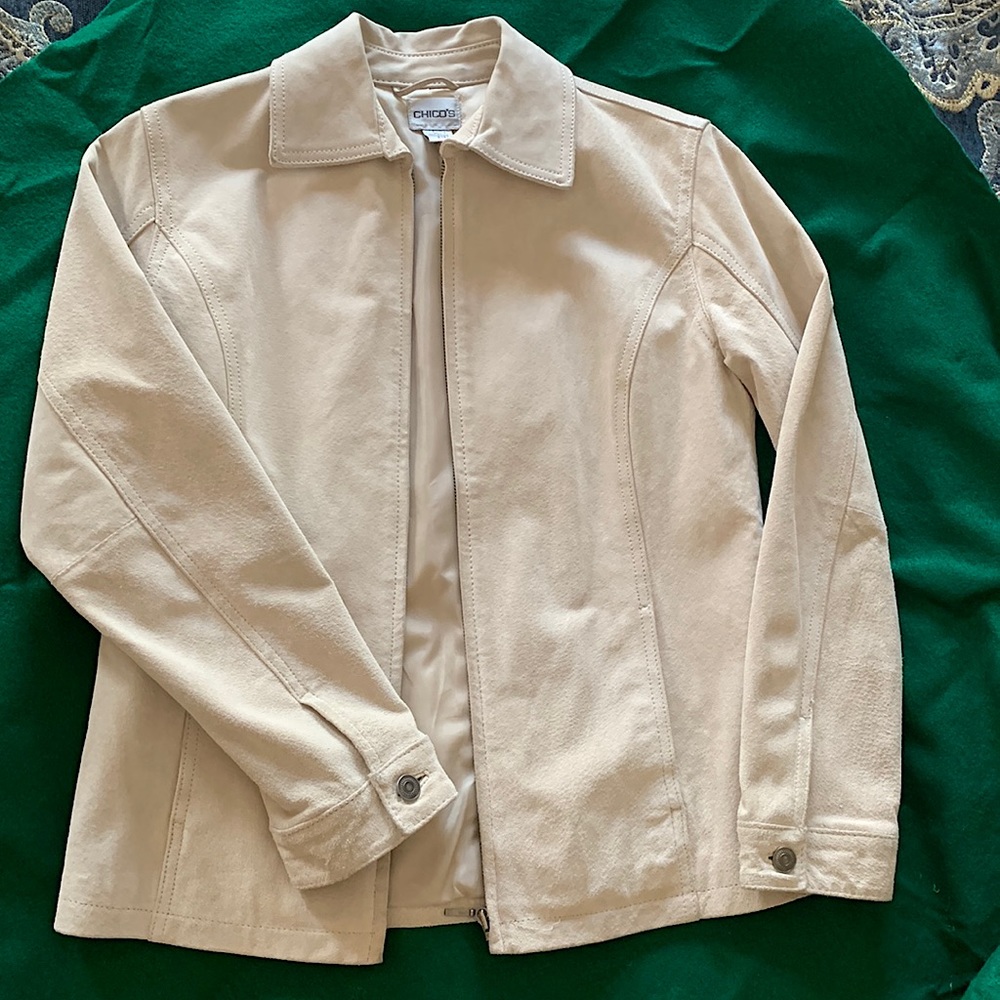 Chico’s leather jacket